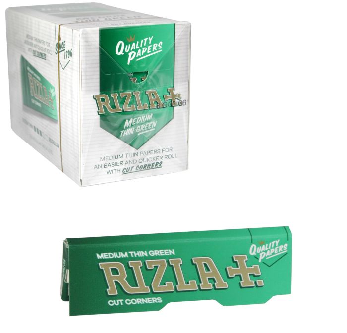 Rizla Green Regular Rolling Papers 100 Booklets