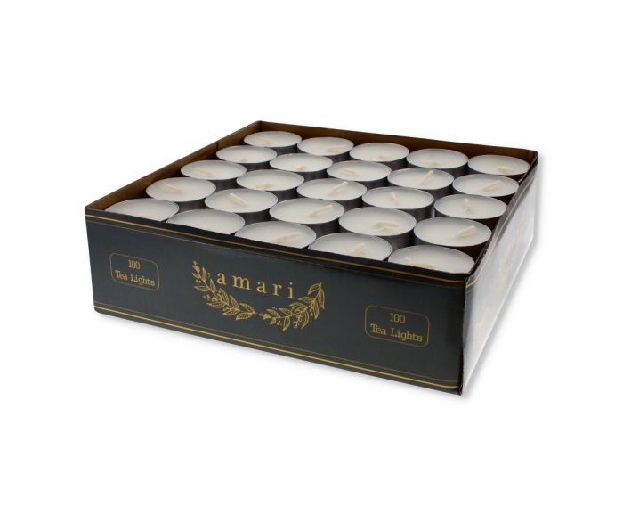 Amari Tea Light Candles 100 pack