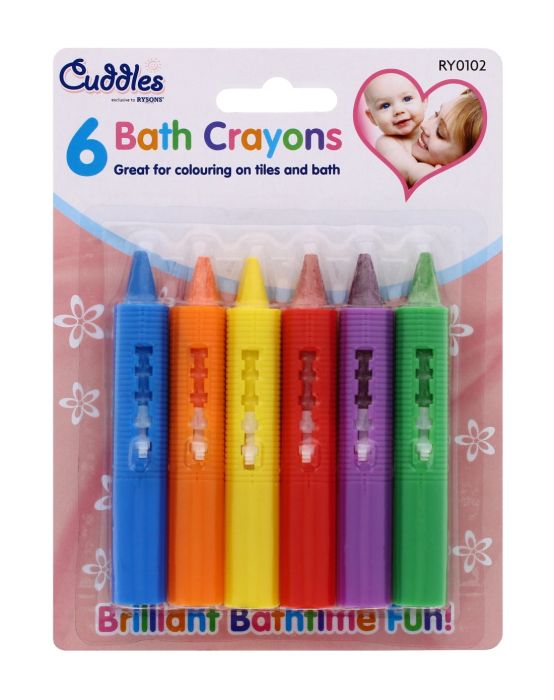 Cuddles Bath Crayons 6 pack