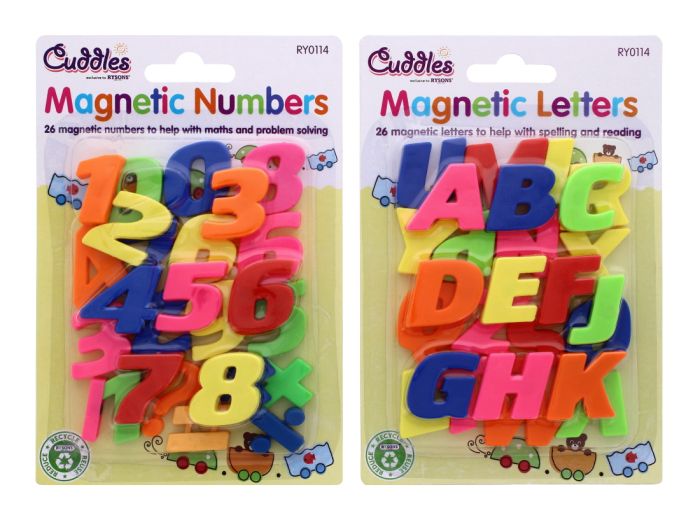 Magnetic Letters Numbers 26 pc