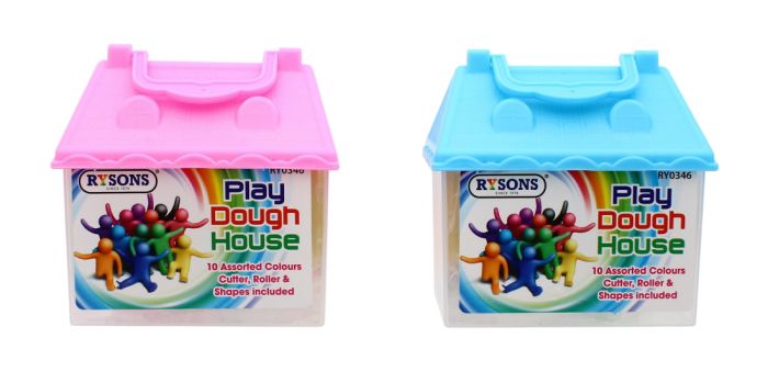 Rysons Play Dough House 10 Assorted Colours