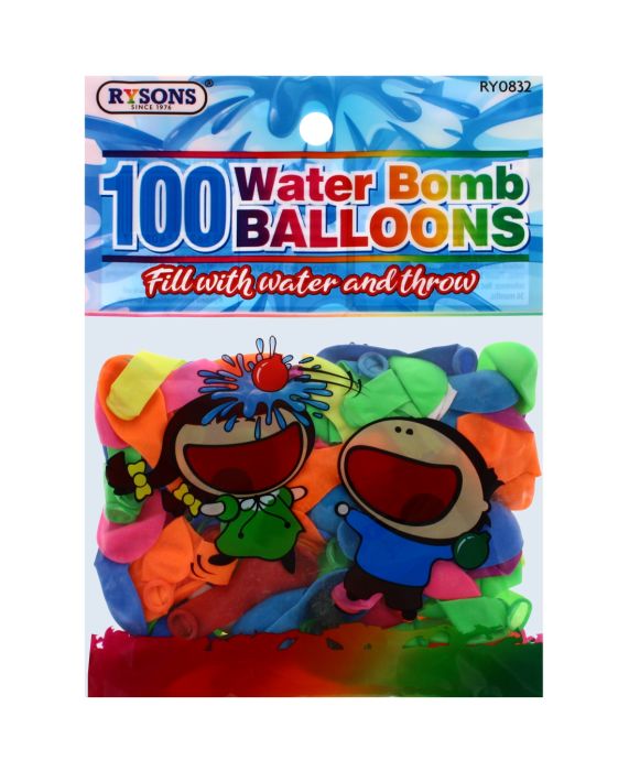 Rysons Water Bomb Balloons 100 pack