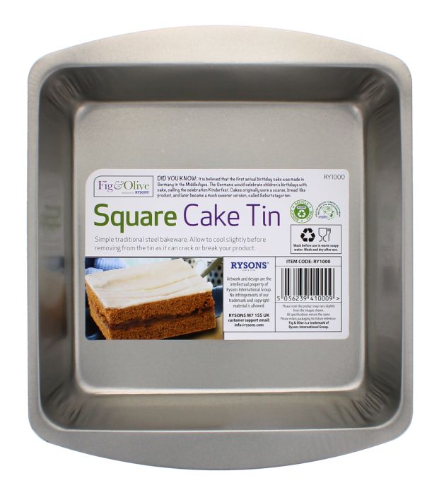 Fig & Olive Square Cake Tin