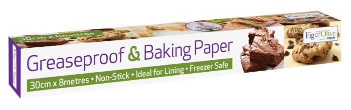 Fig & Olive Greaseproof & Baking Paper 30cm x 8m