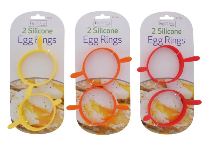Fig & Olive Silicone Egg Rings 2 pc