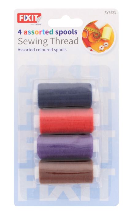 Rysons Sewing Spools Thread 4 Assorted