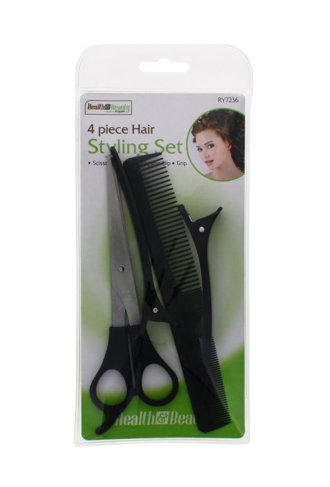 Health & Beauty Hair Styling Set 4 pack