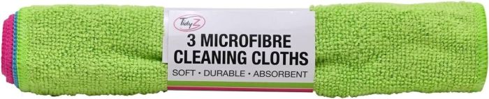 Tidy Z Microfibre Cleaning Cloths 3 pack