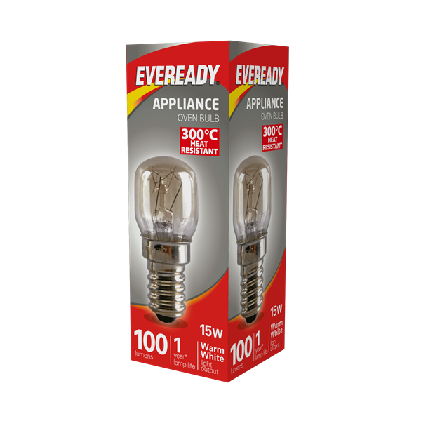 Eveready Oven Bulb E14 15W Warm White