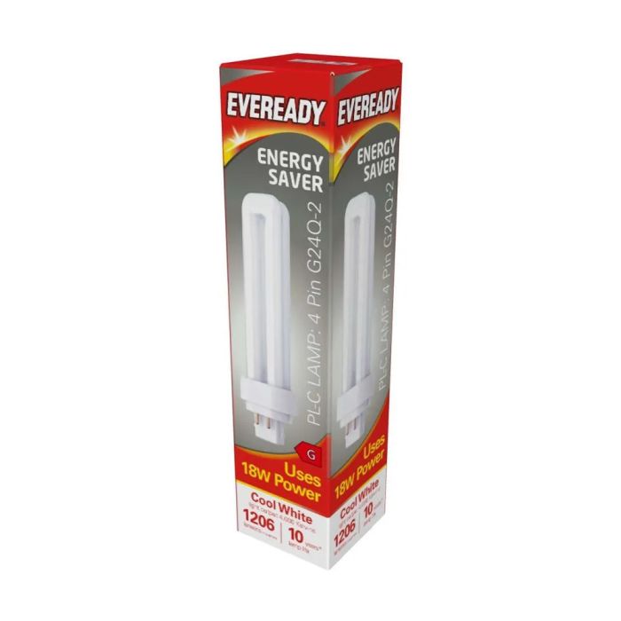 Eveready Energy Saver 4Pin 18W PL-c Lamp Cool White