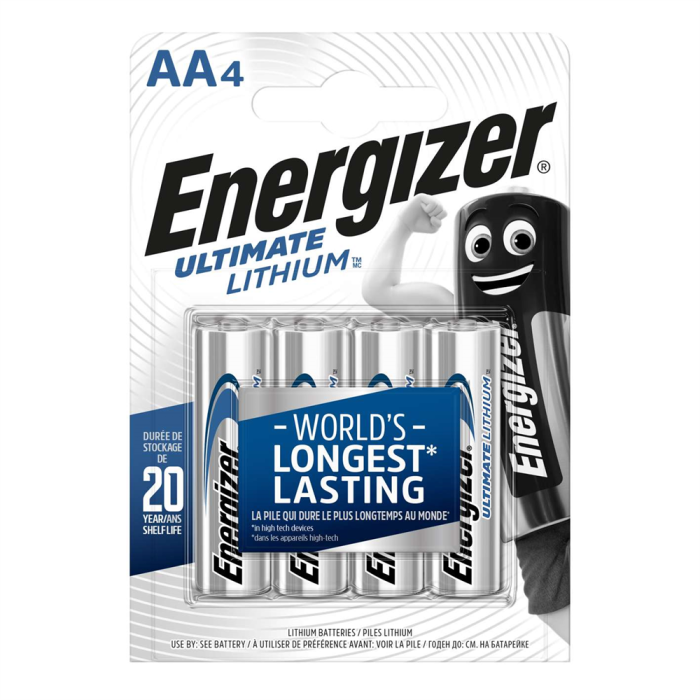 Energizer AA Lithium Batteries 4 pack