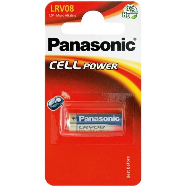 Panasonic LRV08 12V Micro Alkaline Battery 1 pack