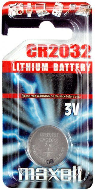 Maxell Battery CR2032 3V Single