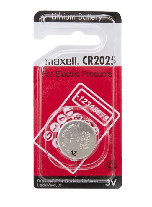 Maxell CR2025 Lithium Battery 1 pack