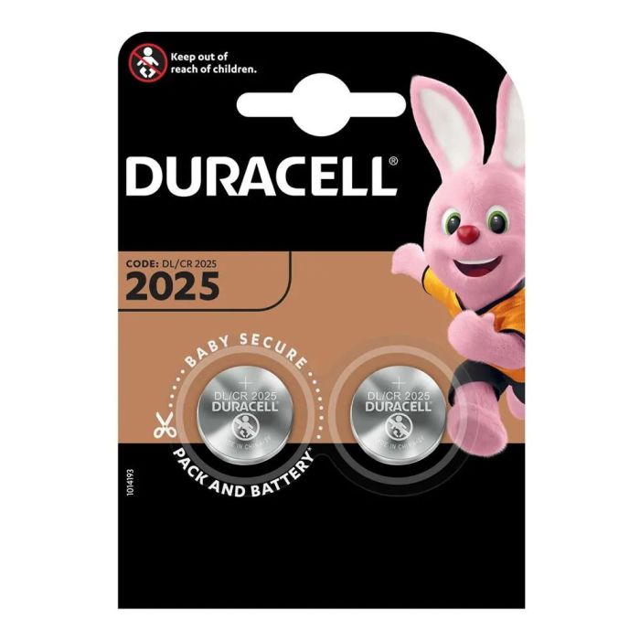 Duracell CR2025 Batteries 2 pack