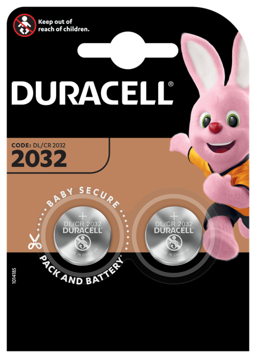 Duracell DL/CR 2032 Lithium Battery 2 pack