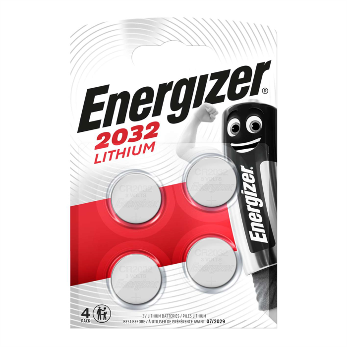 Energizer 2032 Lithium Batteries 4 pack