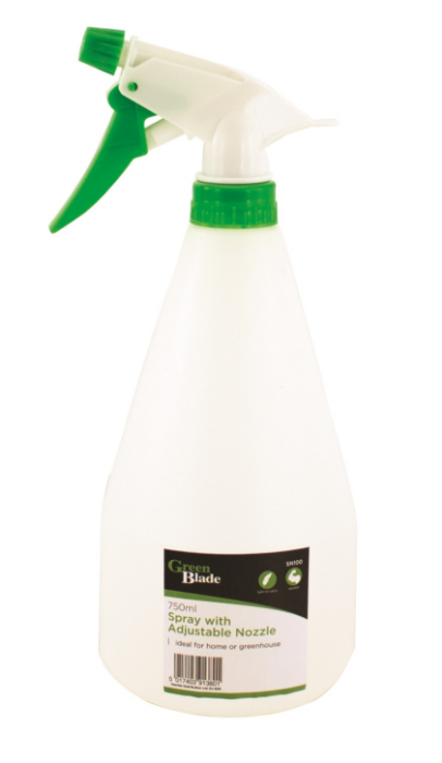 Green Blade Spray Bottle With Adjustable Nozzle 750ml