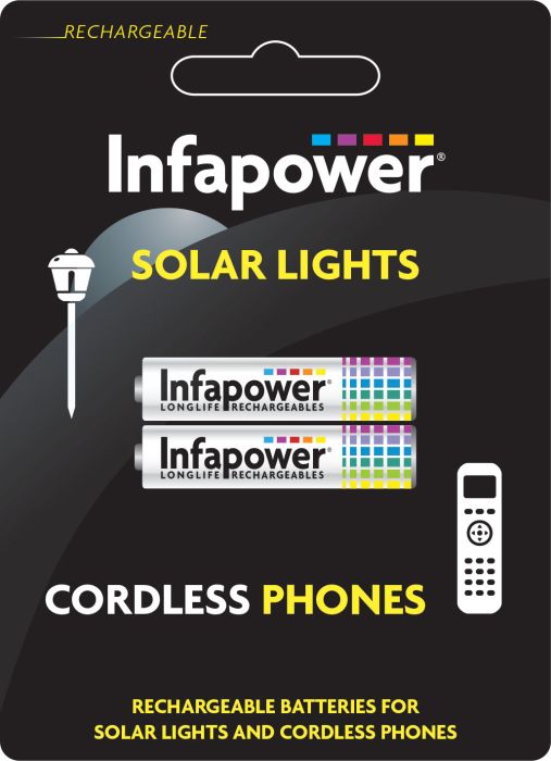 Infapower AAA Cordless Phones Rechargeable Batteries 2 Pack
