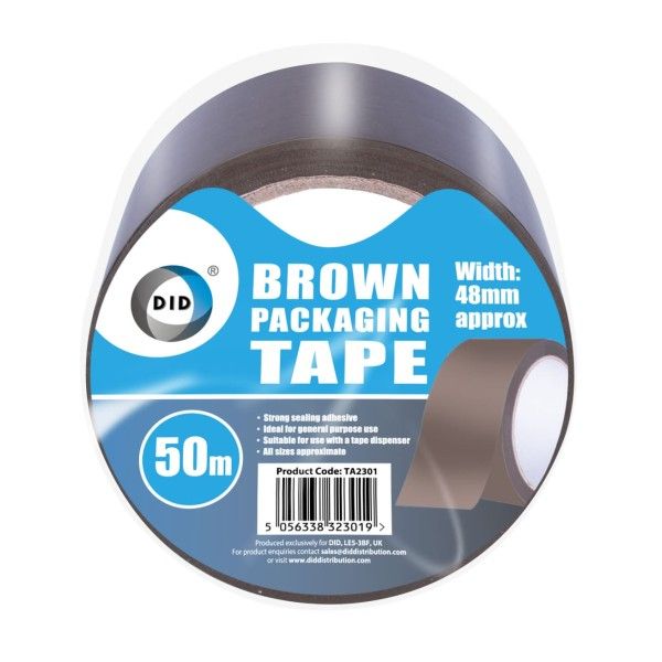 DID Packaging Tape Brown 50m x 48mm