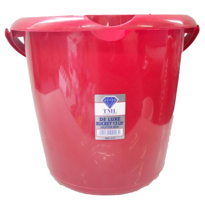 TML Kitchen Krazy Deluxe Bucket Red 13L