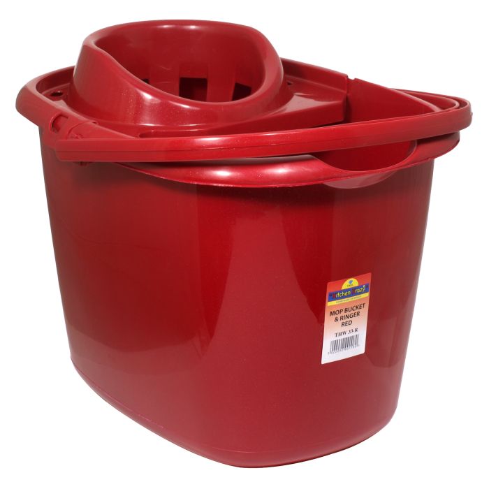 TML Mop Bucket & Ringer Red
