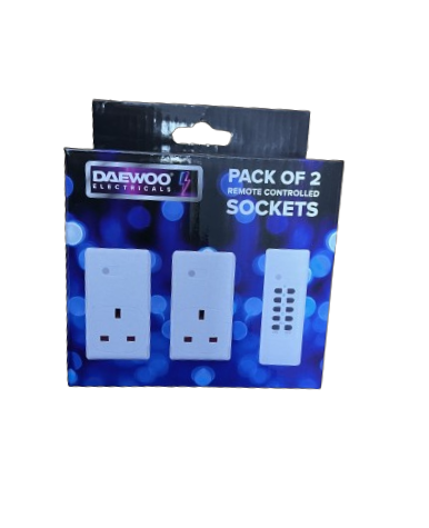 Daewoo Remote Controlled Sockets 2 pack