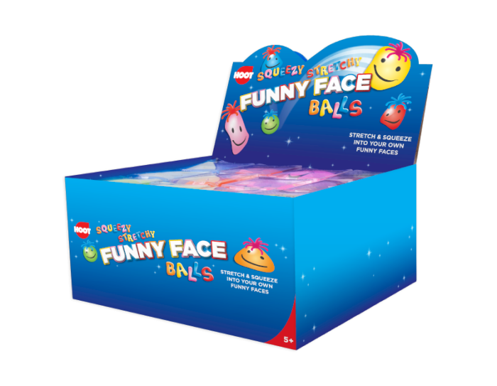 Hoot Funny Face Stretch Ball