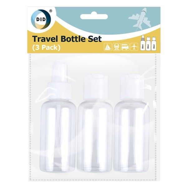 DID Travel Bottle Set 3 pack