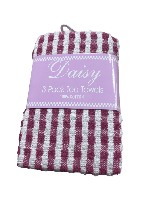Daisy Tea Towels 3 pack