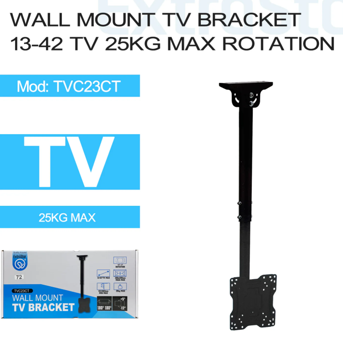 ExtraStar Wall Mount TV Bracket 13-42''