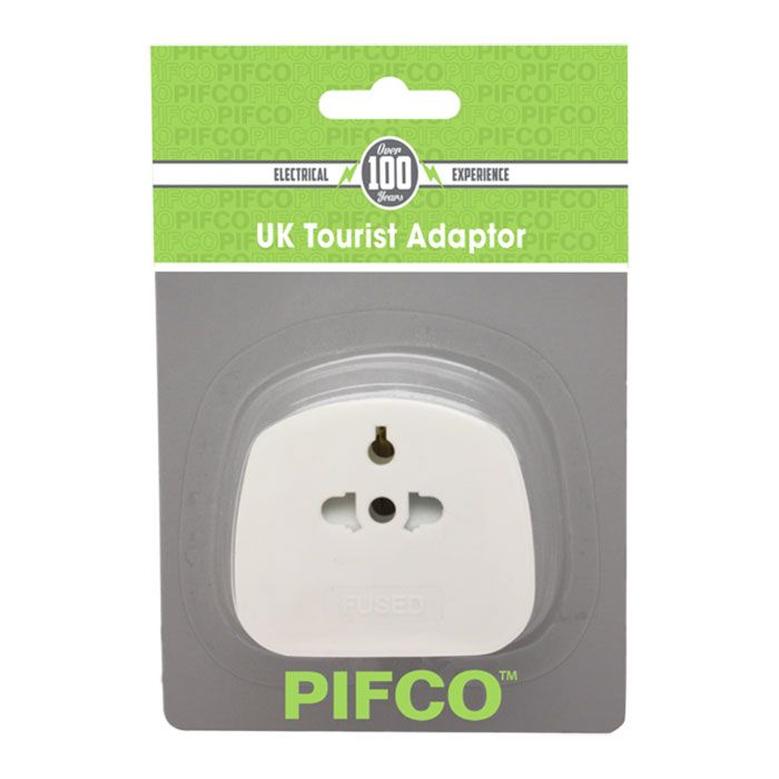 Pifco UK Tourist Adaptor