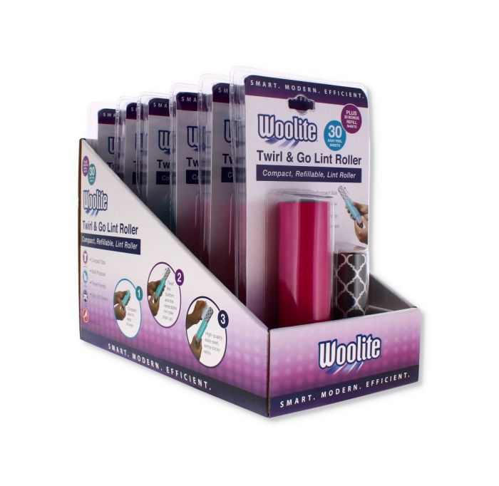 Twirl & Go Portable Lint Roller 30 Sheets