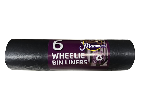 Mammoth Wheelie Bin Liners Extra Large 240L 6 pack