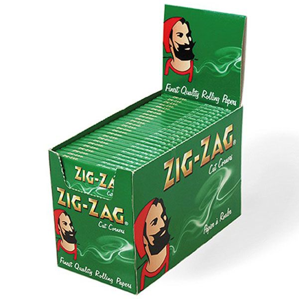 Zig Zag Green Regular Smoking Papers 100 Booklets