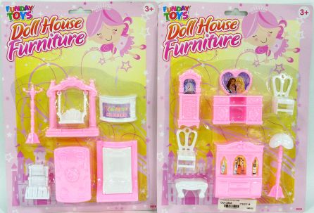 Doll House Furniture Set Assorted