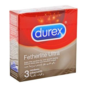 Durex Fetherlite Ultra Condoms Pack of 3 x 12 - Expiry 11/2026