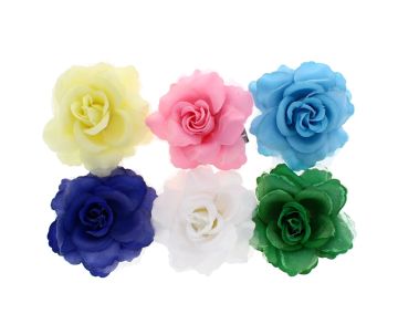 Special 30p & Under - Flower Hair Clip - Assorted Colours