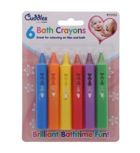 Cuddles Bath Crayons 6 pcs