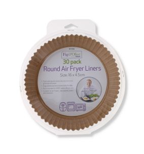 Fig & Olive Round Air Fryer Liners 16x4.5cm 30 pack