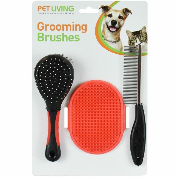 Buy Wholesale Pet Grooming Brushes 3pk Astro Imports