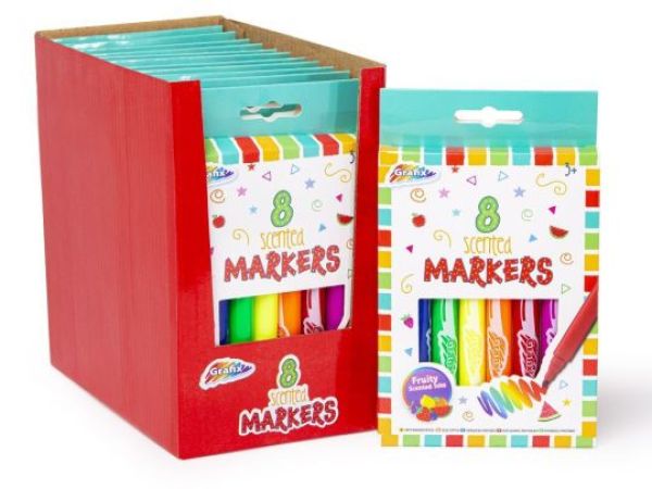 Grafix Scented Markers 8-set